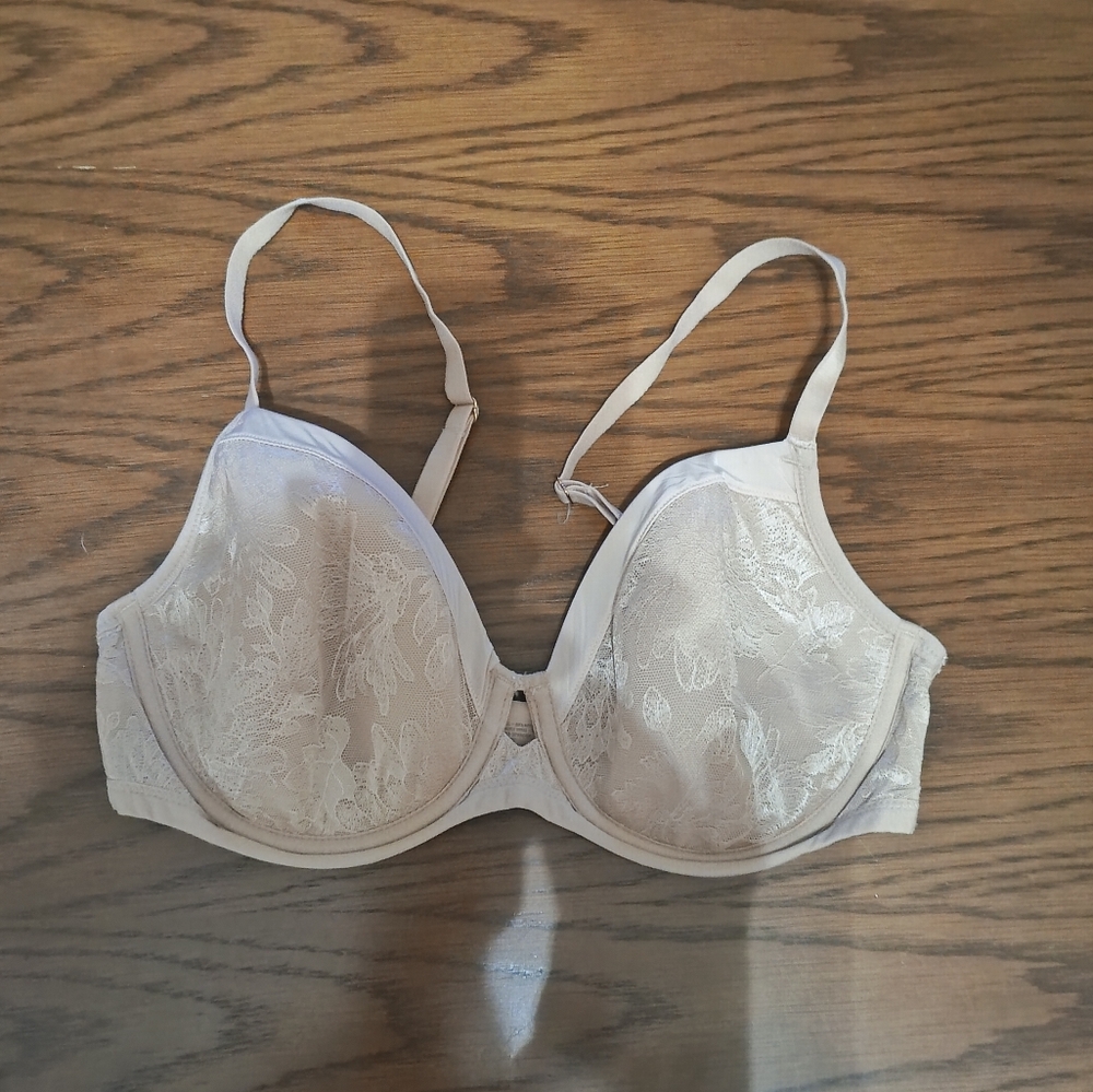 Soma lightest lift perfect coverage bra 34D beige